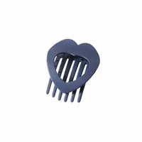 Women's Simple Style Solid Color Plastic Stoving Varnish Hair Claws sku image 2