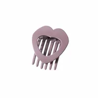 Women's Simple Style Solid Color Plastic Stoving Varnish Hair Claws sku image 10