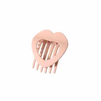 Women's Simple Style Solid Color Plastic Stoving Varnish Hair Claws sku image 4