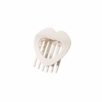Women's Simple Style Solid Color Plastic Stoving Varnish Hair Claws sku image 5