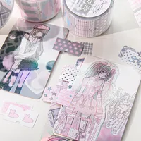Cartoon School Paper Cartoon Style Cute Sweet Adhesive Tape main image 4