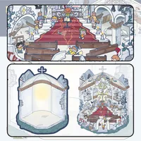 1 Set Little Bear House Candy Indoor PET Cute Stickers main image 4