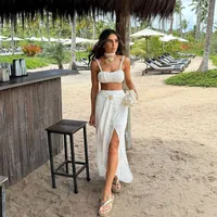 Women's Sexy Solid Color 3 Pieces Set Swimwear main image 1