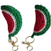 1 Piece Simple Style Fruit Yarn Bag Pendant Keychain main image 5
