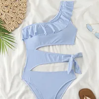 Women's Sexy Stripe 1 Piece One Piece Swimwear main image 2