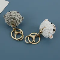 1 Piece Cute Sheep Yarn Unisex Bag Pendant Keychain main image 2