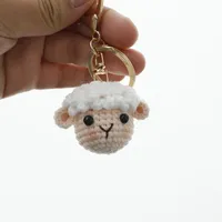 1 Piece Cute Sheep Yarn Unisex Bag Pendant Keychain main image 4