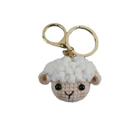 1 Piece Cute Sheep Yarn Unisex Bag Pendant Keychain main image 5