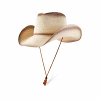 Unisex Hawaiian Tropical Geometric Curved Eaves Straw Hat sku image 5