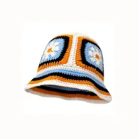Women's Casual Sweet Color Block Curved Eaves Wool Cap sku image 22