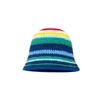 Women's Casual Sweet Color Block Curved Eaves Wool Cap sku image 17