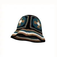 Women's Casual Sweet Color Block Curved Eaves Wool Cap sku image 21