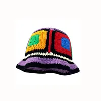Women's Casual Sweet Color Block Curved Eaves Wool Cap sku image 3