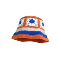 Women's Casual Sweet Color Block Curved Eaves Wool Cap sku image 14