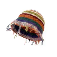 Women's Casual Sweet Color Block Curved Eaves Wool Cap sku image 32
