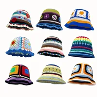 Women's Casual Sweet Color Block Curved Eaves Wool Cap main image 1