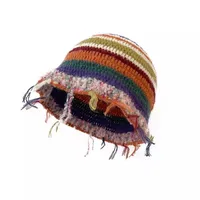 Women's Casual Sweet Color Block Curved Eaves Wool Cap sku image 33