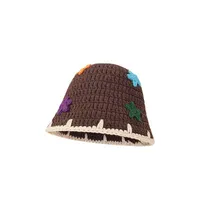 Women's Casual Sweet Color Block Curved Eaves Wool Cap sku image 6