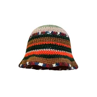 Women's Casual Sweet Color Block Curved Eaves Wool Cap sku image 20
