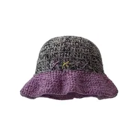 Women's Casual Sweet Color Block Curved Eaves Wool Cap sku image 24