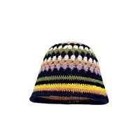 Women's Casual Sweet Color Block Curved Eaves Wool Cap sku image 15