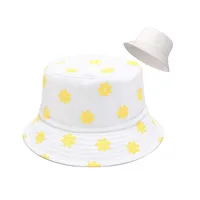 Women's Cute Vacation Flower Curved Eaves Bucket Hat sku image 4