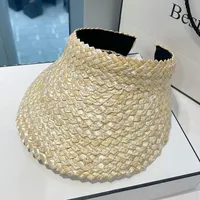 Women's Casual Solid Color Curved Eaves Sun Hat sku image 1
