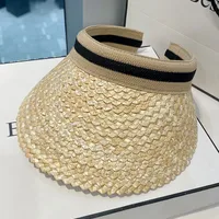 Women's Casual Solid Color Curved Eaves Sun Hat sku image 2