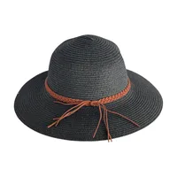 Unisex Hawaiian Tropical Solid Color Big Eaves Straw Hat sku image 3