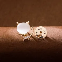 Simple Style Cat Flower Bow Knot Alloy Plating Women's Collar Pin sku image 3