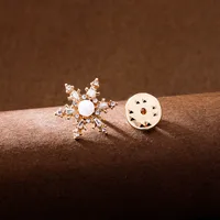 Simple Style Cat Flower Bow Knot Alloy Plating Women's Collar Pin sku image 5