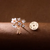 Simple Style Cat Flower Bow Knot Alloy Plating Women's Collar Pin sku image 6