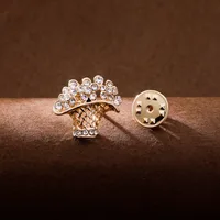 Simple Style Cat Flower Bow Knot Alloy Plating Women's Collar Pin sku image 8
