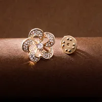 Simple Style Cat Flower Bow Knot Alloy Plating Women's Collar Pin sku image 12