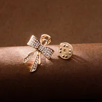 Simple Style Cat Flower Bow Knot Alloy Plating Women's Collar Pin sku image 13