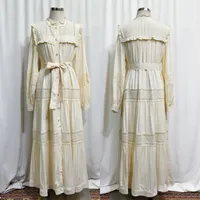 Women's Adults Color Block Lace Stringy Selvedge Abaya sku image 19
