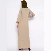 Women's Adults Lines Contrast Binding Abaya main image 5
