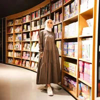 Women's Adults Solid Color Patchwork Abaya main image 3