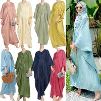 Women's Adults Solid Color Metallic Abaya main image 2