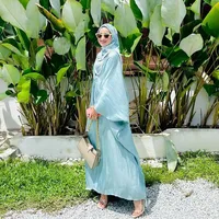 Women's Adults Solid Color Metallic Abaya main image 1