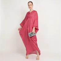 Women's Adults Solid Color Metallic Abaya main image 3