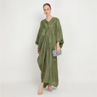 Women's Adults Solid Color Metallic Abaya main image 4