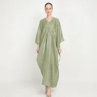 Women's Adults Solid Color Metallic Abaya sku image 4