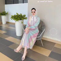 Women's Adults Colorful Printing Abaya main image 3