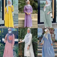 Women's Adults Solid Color Lace Abaya main image 2