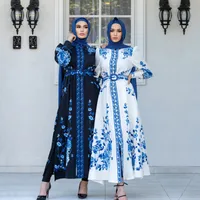 Women's Adults Floral Belt Abaya main image 1