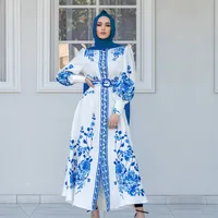 Women's Adults Floral Belt Abaya main image 2