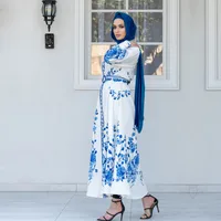 Women's Adults Floral Belt Abaya main image 3