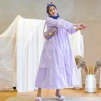 Women's Adults Solid Color Patchwork Abaya sku image 10