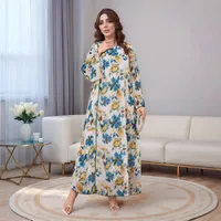 Printing Three-dimensional Decoration Abaya main image 4